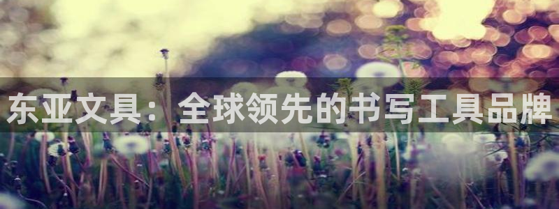 卧龙凤雏娱乐解说：东亚文具：全球领先的书