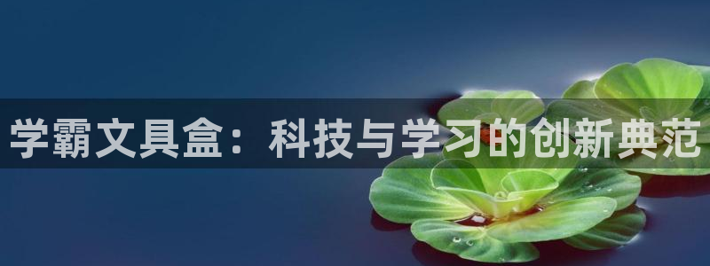 开远卧龙谷娱乐：学霸文具盒：科技与学习的