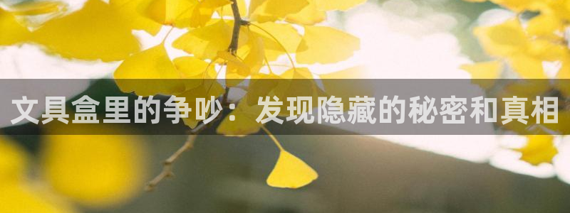 卧龙娱乐app下载安装：文具盒里的争吵：